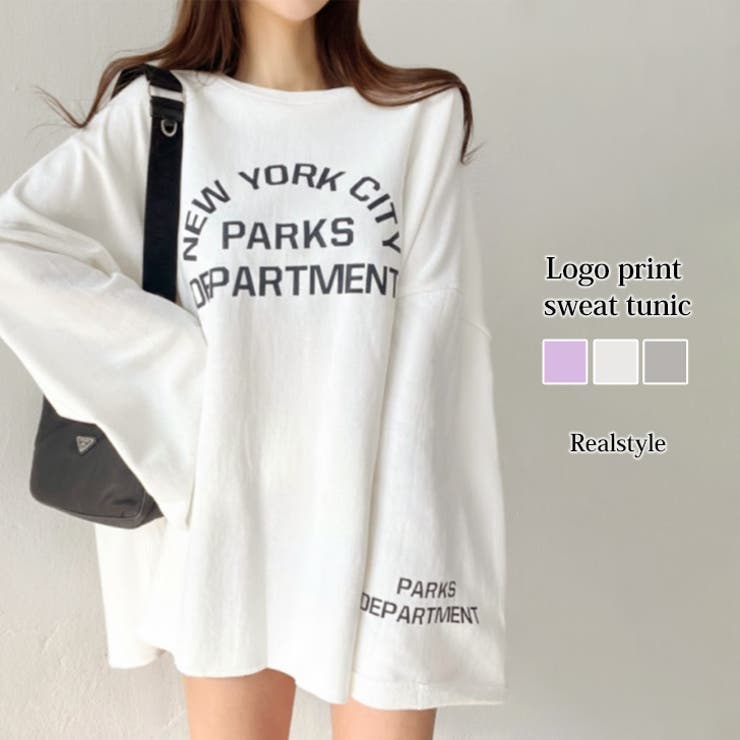 スウェット チュニック レディース | REAL STYLE | 詳細画像1 