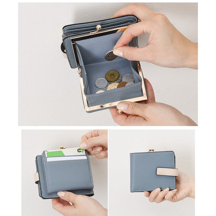 がま口財布 二つ折り 小銭入れ | REAL STYLE | 詳細画像8 