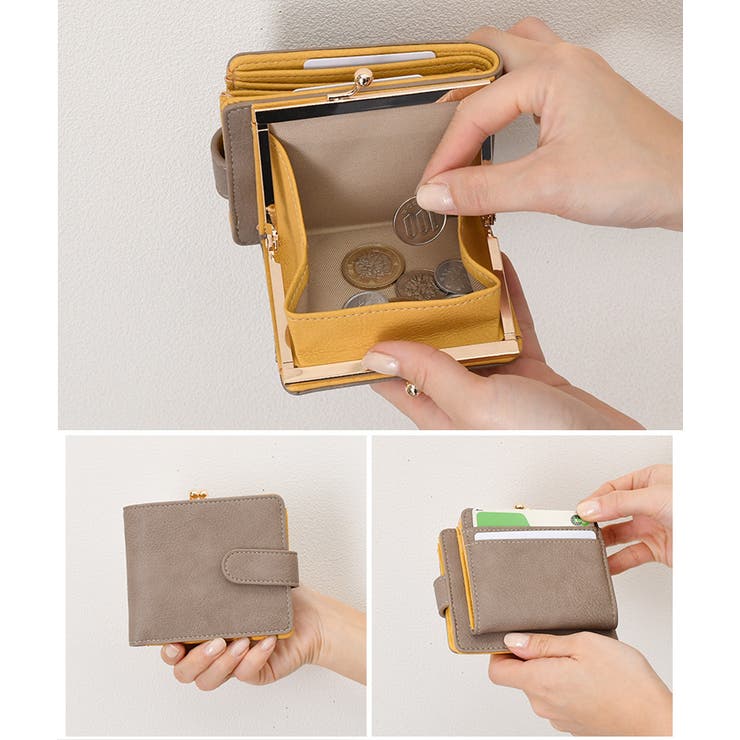 がま口財布 二つ折り 小銭入れ | REAL STYLE | 詳細画像11 