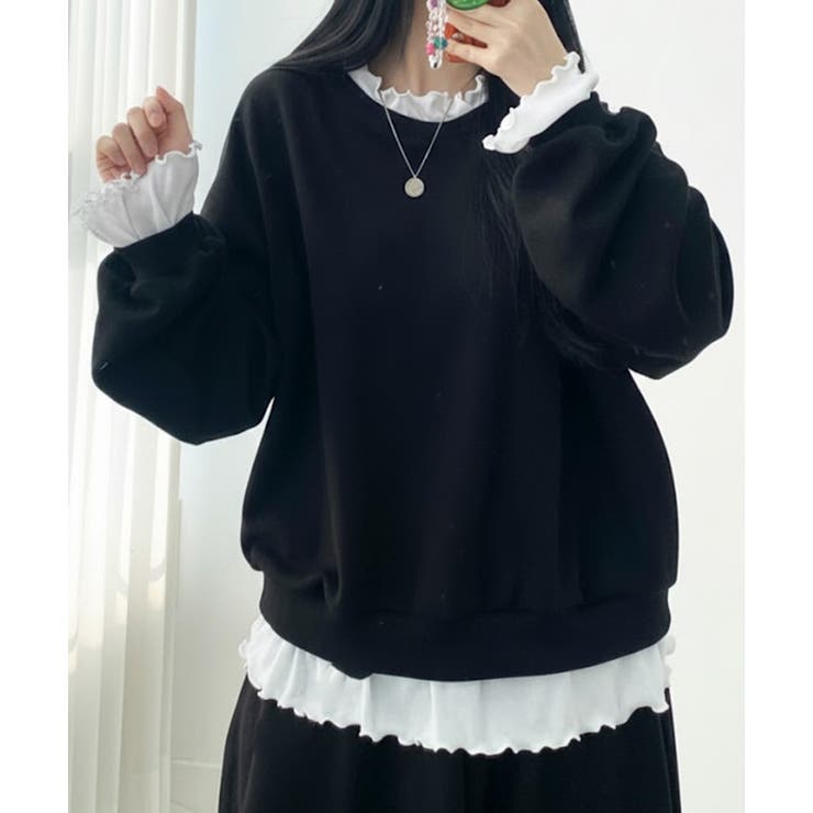 ライトスウェット レイヤード風 トレーナー | REAL STYLE | 詳細画像13 