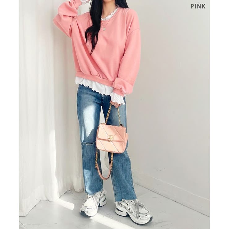 ライトスウェット レイヤード風 トレーナー | REAL STYLE | 詳細画像4 