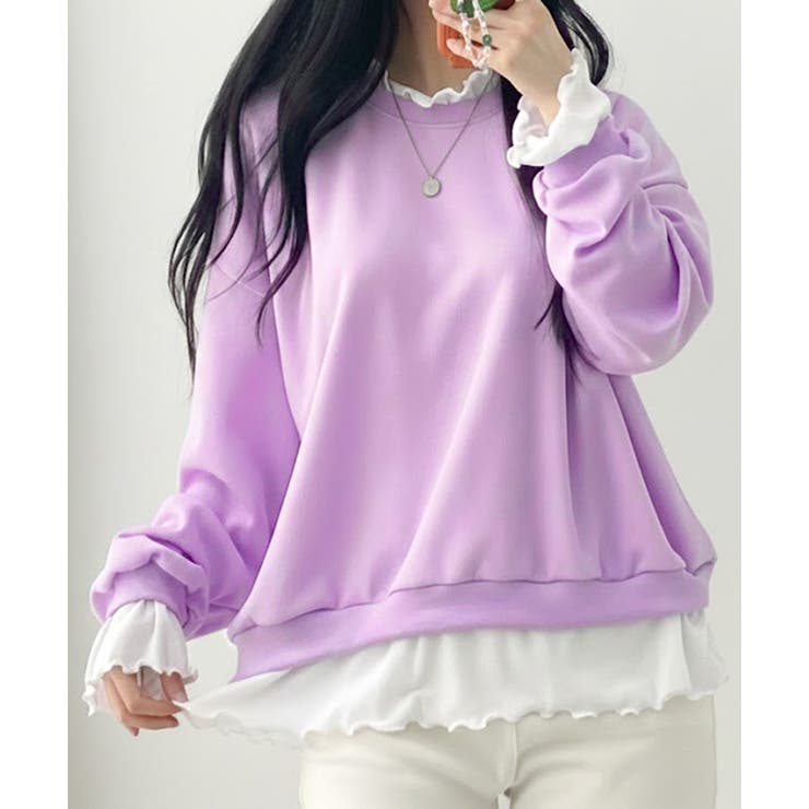 ライトスウェット レイヤード風 トレーナー | REAL STYLE | 詳細画像7 