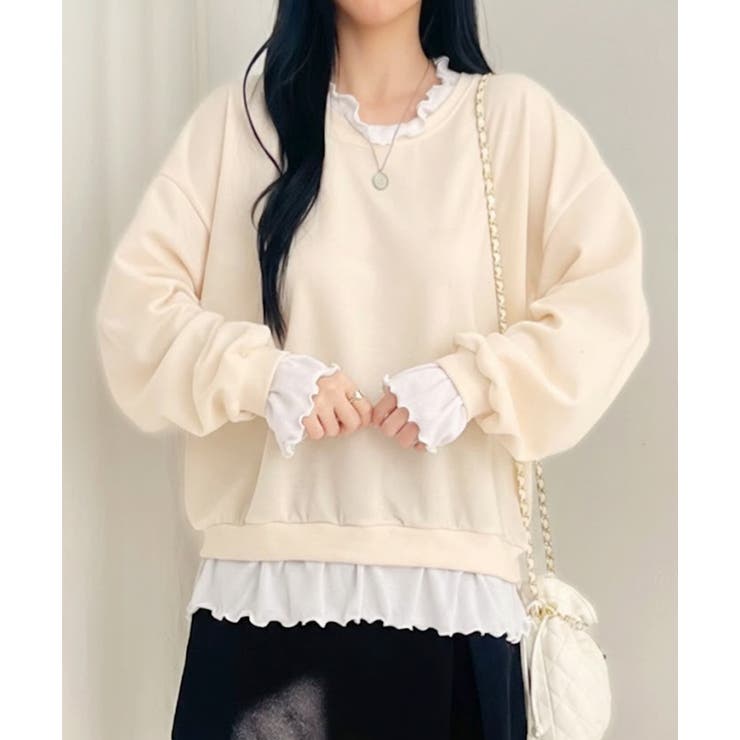 ライトスウェット レイヤード風 トレーナー | REAL STYLE | 詳細画像9 