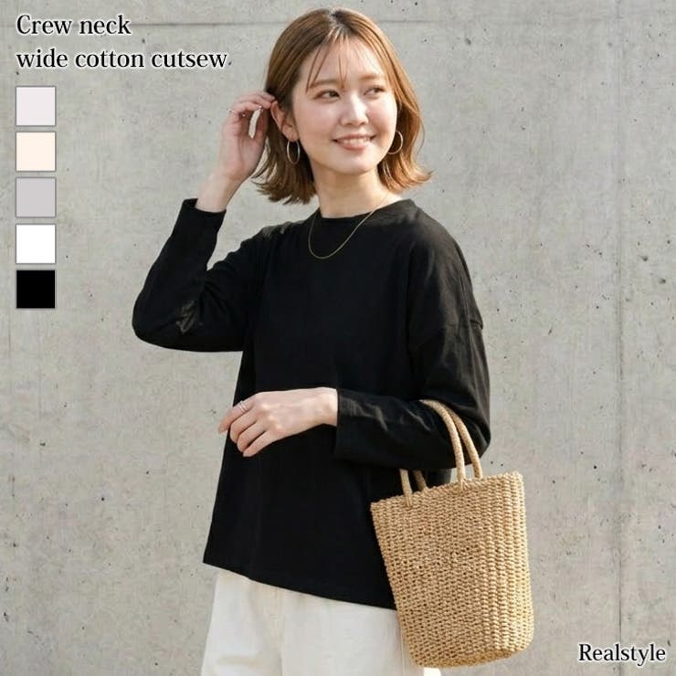 カットソー レディース 長袖 | REAL STYLE | 詳細画像1 