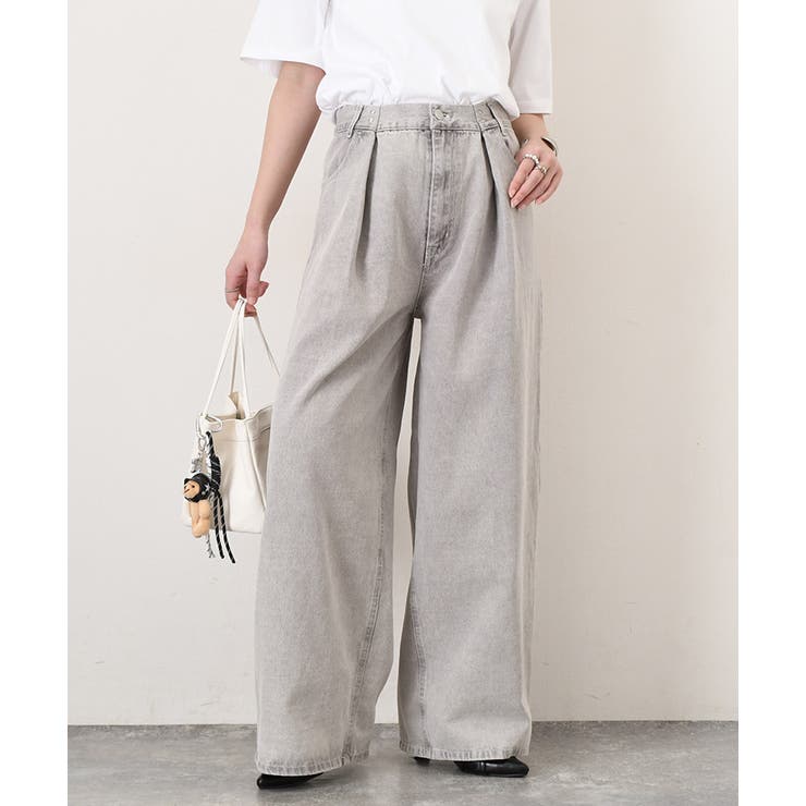 デニムパンツ レディース ワイド | REAL STYLE | 詳細画像15 