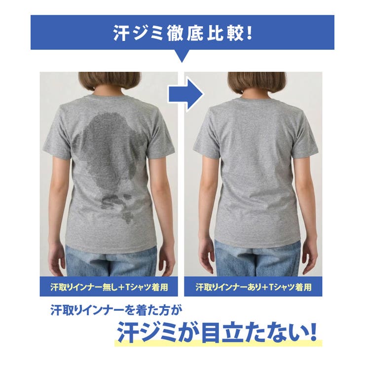 汗取りインナー 綿混 コットン混 | REAL STYLE | 詳細画像7 