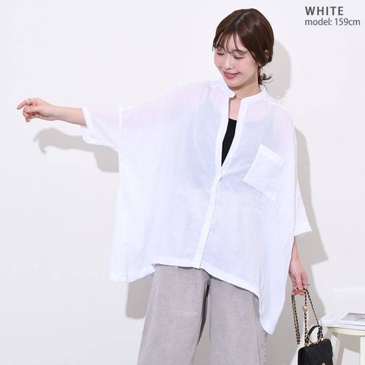 シアーシャツ レディース 長袖 | REAL STYLE | 詳細画像17 