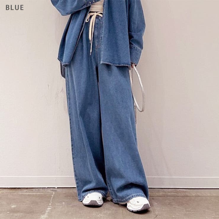 デニムパンツ レディース ワイド | REAL STYLE | 詳細画像3 