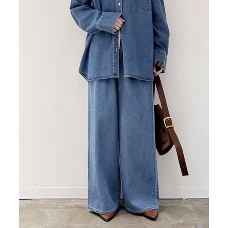 デニムパンツ レディース ワイド | REAL STYLE | 詳細画像4 