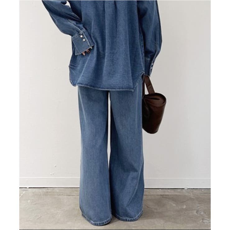 デニムパンツ レディース ワイド | REAL STYLE | 詳細画像5 