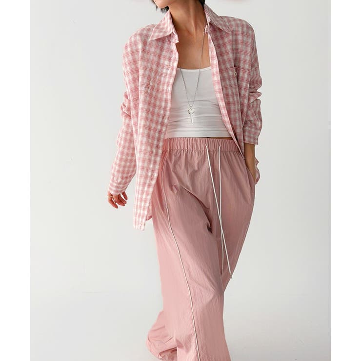 チェックシャツ レディース 長袖 | REAL STYLE | 詳細画像4 