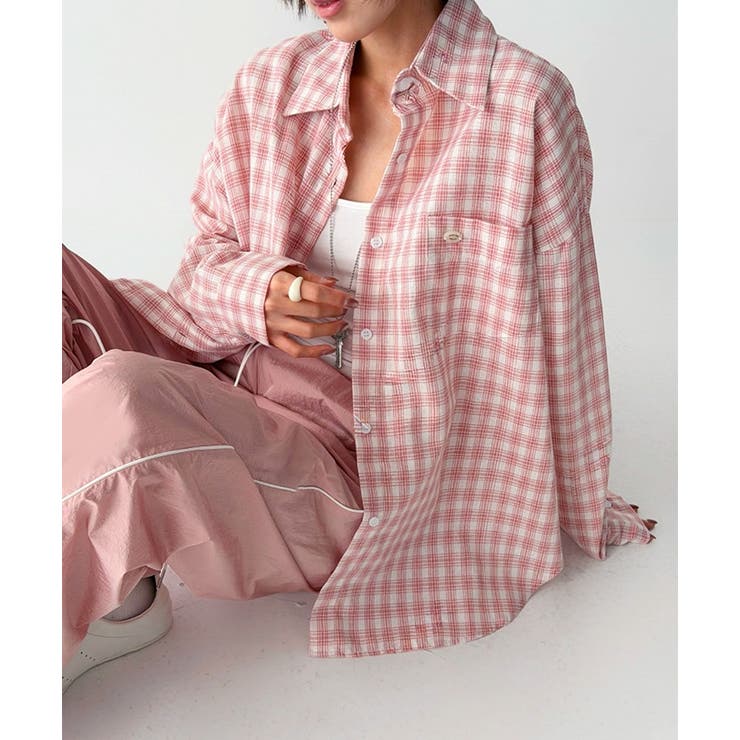 チェックシャツ レディース 長袖 | REAL STYLE | 詳細画像10 