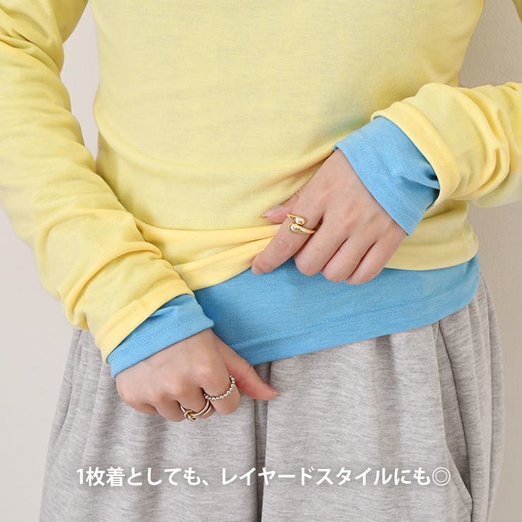 カットソー レディース 長袖 | REAL STYLE | 詳細画像4 