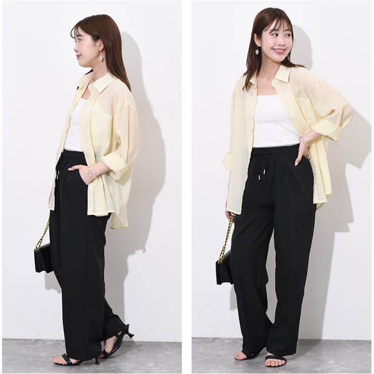 ワイドパンツ レディース ウエストゴム | REAL STYLE | 詳細画像12 