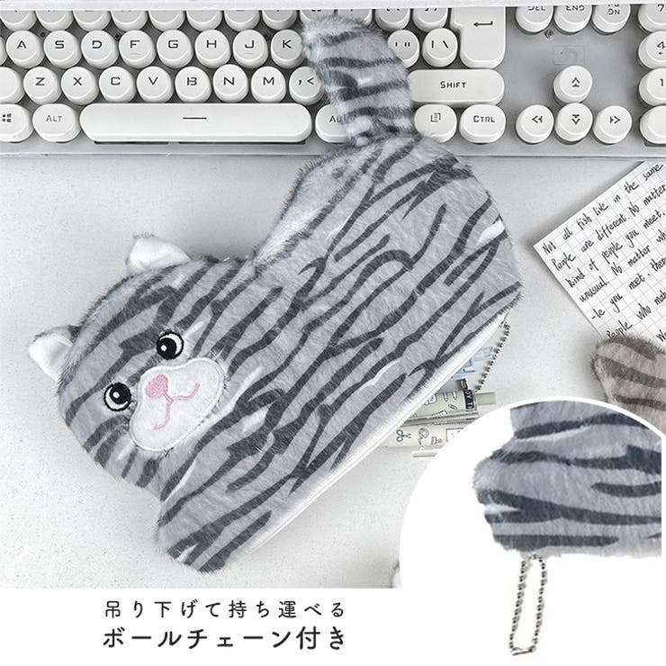 マルチポーチ ぬいぐるみ 猫 | REAL STYLE | 詳細画像4 