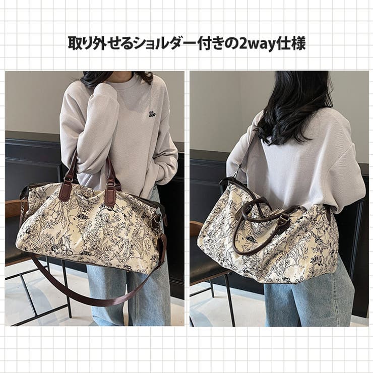 ボストンバッグ 大容量 レディース | REAL STYLE | 詳細画像3 