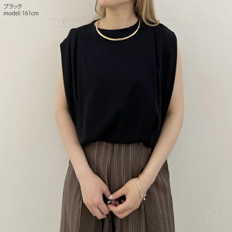 カットソー ノースリーブ タンクトップ | REAL STYLE | 詳細画像8 