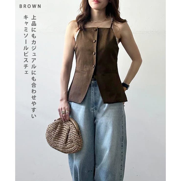 キャミソール 重ね着 レイヤード | REAL STYLE | 詳細画像3 