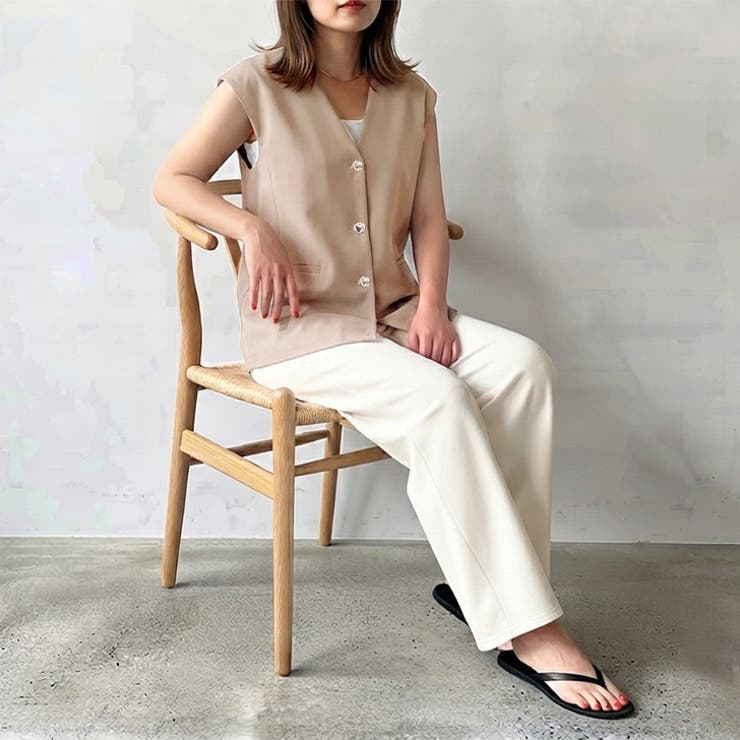 ベスト ジレ ノーカラー | REAL STYLE | 詳細画像13 