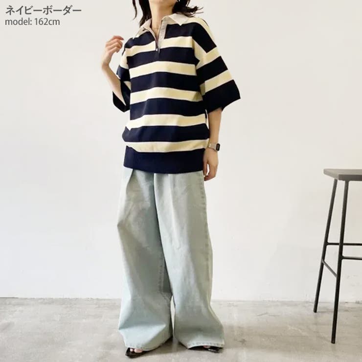 ニット セーター ポロシャツ | REAL STYLE | 詳細画像3 