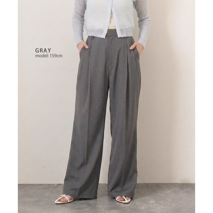 ストレートパンツ レディース スラックス | REAL STYLE | 詳細画像6 