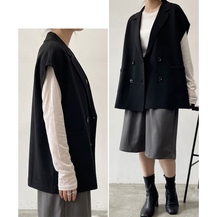 ジレ ベスト ジャケット | REAL STYLE | 詳細画像7 