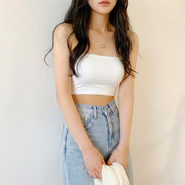 チューブトップ カップなし 黒 | REAL STYLE | 詳細画像5 