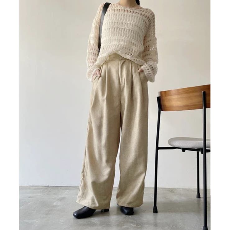 ワイドパンツ レディース 春 | REAL STYLE | 詳細画像4 