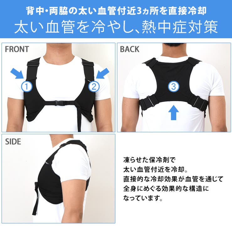 保冷剤ベスト 背中 ケース | REAL STYLE | 詳細画像6 
