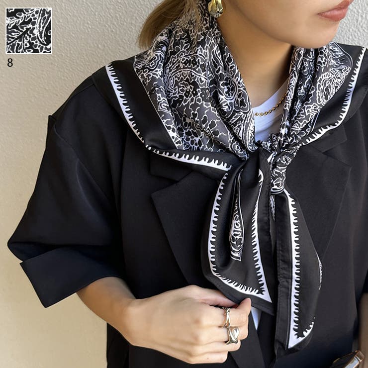スカーフ 130×60cm バンダナ | REAL STYLE | 詳細画像4 