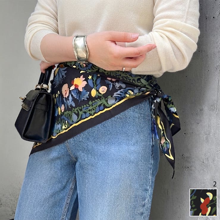 スカーフ 130×60cm バンダナ | REAL STYLE | 詳細画像9 
