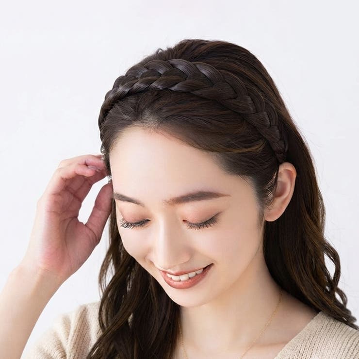 カチューシャ レディース 三つ編み風 | REAL STYLE | 詳細画像5 