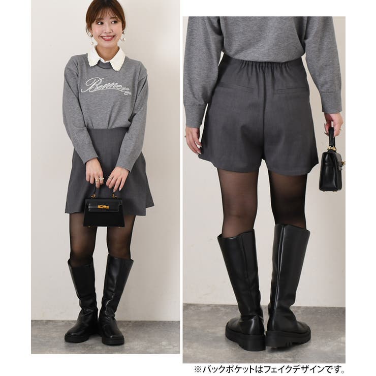 キュロット ショートパンツ ミニスカート風 | REAL STYLE | 詳細画像12 