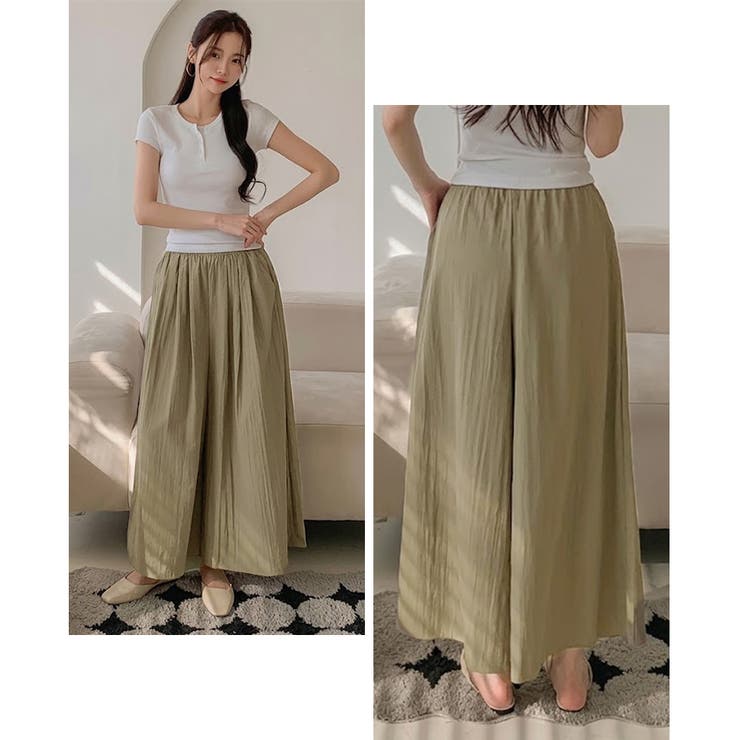 フレアパンツ レディース スカーチョ | REAL STYLE | 詳細画像5 