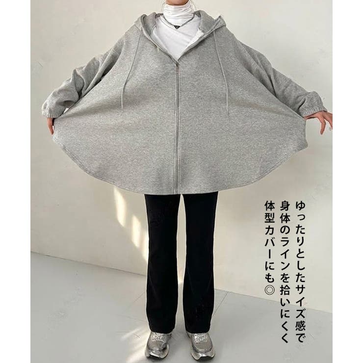 パーカー チュニック スウェット | REAL STYLE | 詳細画像4 