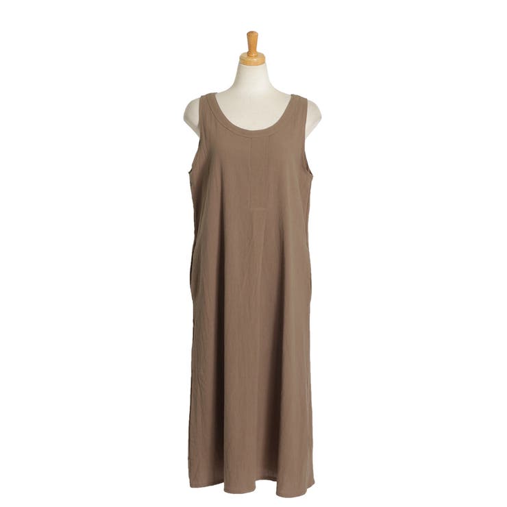 極美品⭐️L'Appartement ノースリーブワンピース　brown 茶 極美品⭐️L'Appartement ノースリーブワンピース brown 茶