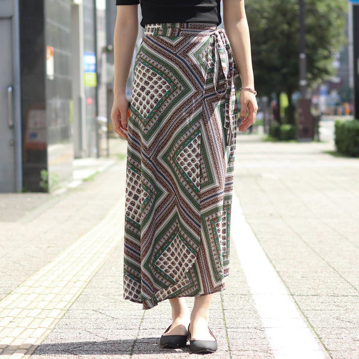 花柄刺繍レースマーメイドスカート /510698 スカート ひざ丈