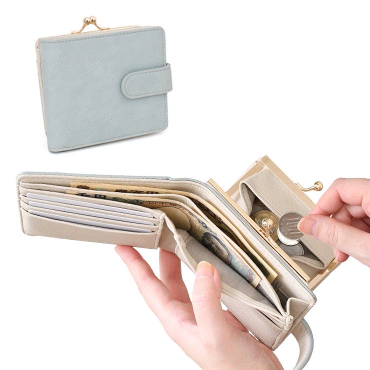 アイス | がま口財布 二つ折り 小銭入れ | REAL STYLE