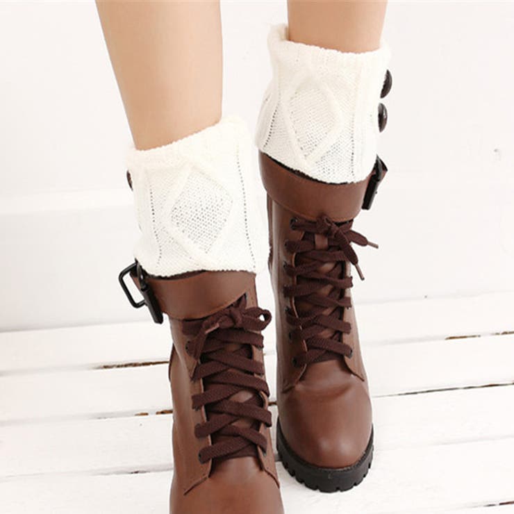 レッグウォーマー ショート丈 ブーツ[品番：JOKW0012955]｜REAL STYLE