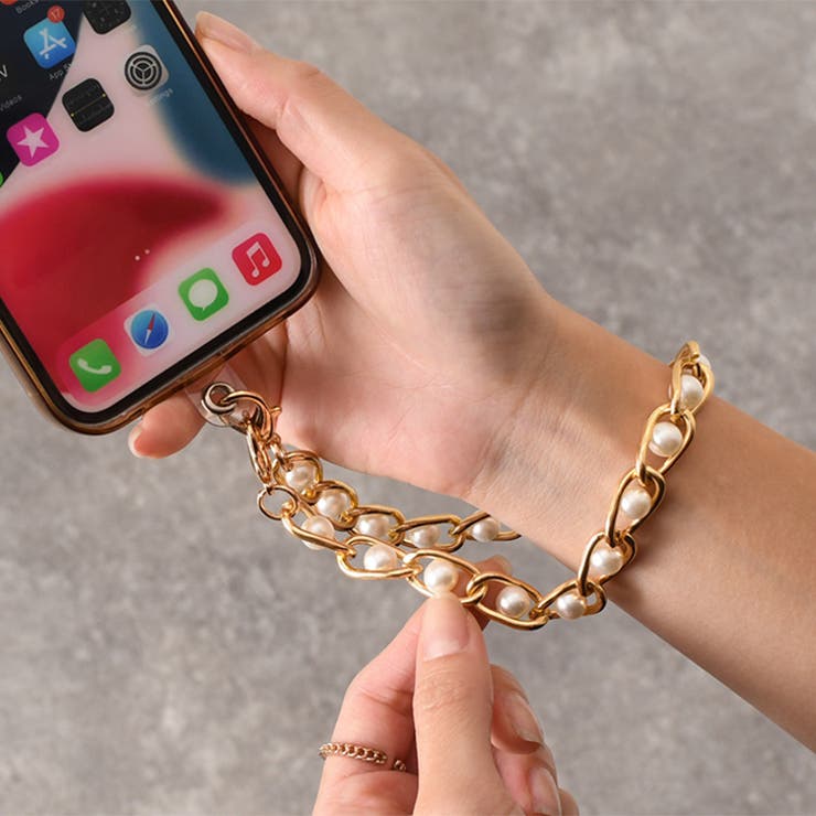 パール | ハンドストラップ スマホ 手首 | REAL STYLE