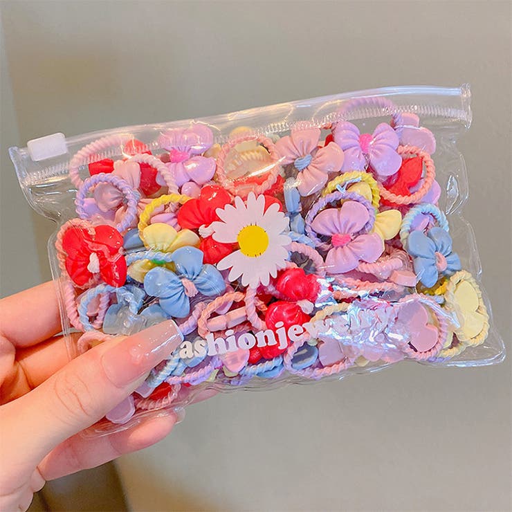 ハッピーバレンタイン♡ハートデザイン♡ベビーヘアクリップ　ヘアゴム ハッピーバレンタイン♡ハートデザイン♡ベビーヘアクリップヘアゴム
