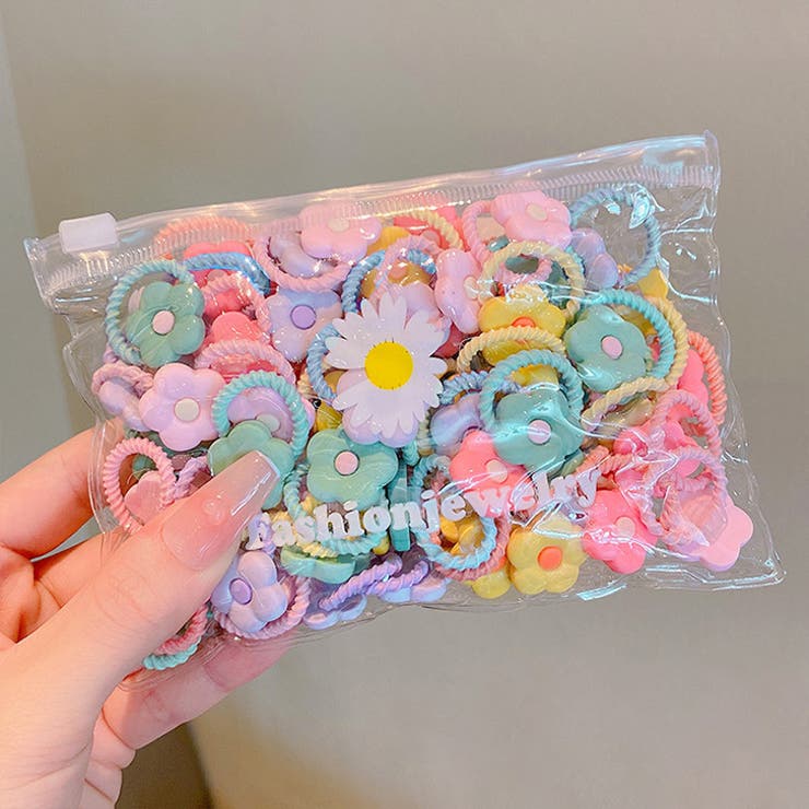 キッズヘアゴム セット おしゃれ[品番：JOKW0014448]｜REAL
