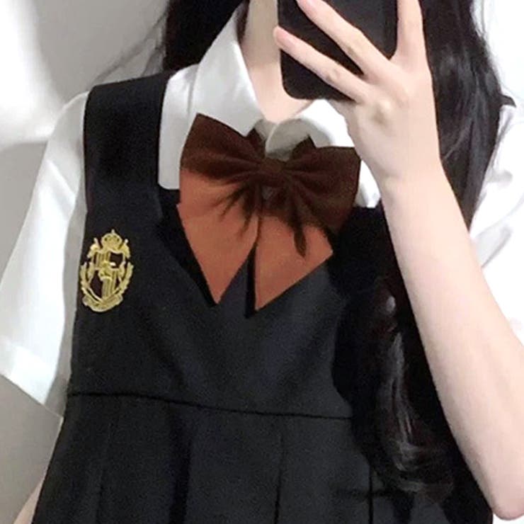 スクールリボン リボンタイ 制服[品番：JOKW0014649]｜REAL