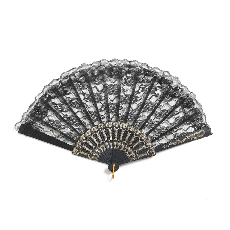 ブラック | 扇子 レディース コンパクト | REAL STYLE
