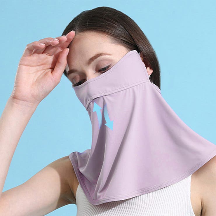 パープル | フェイスカバー マスク レディース | REAL STYLE