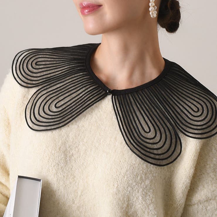 ブラック | つけ襟 付け襟 襟だけ | REAL STYLE