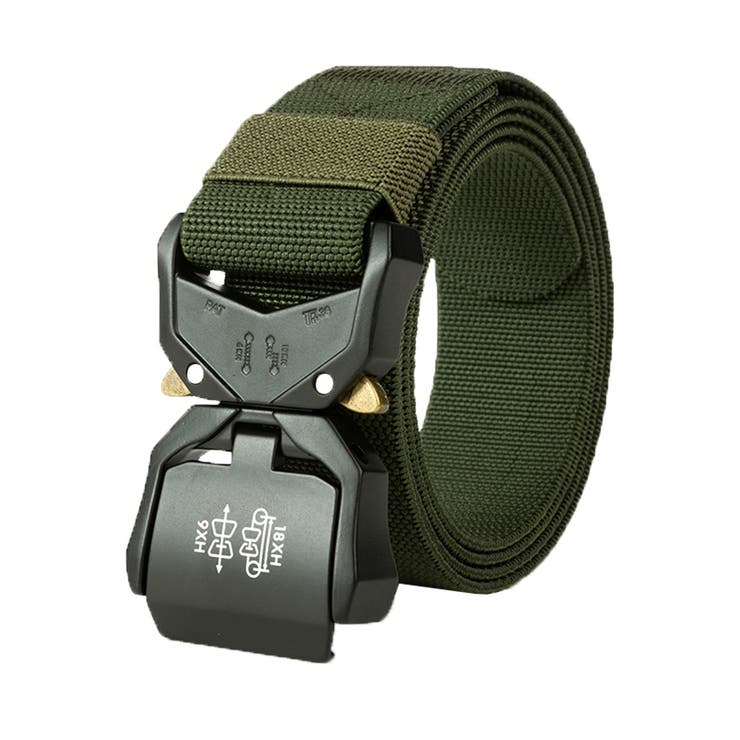 アーミーグリーン | タクティカルベルト メンズ 穴なし | REAL STYLE