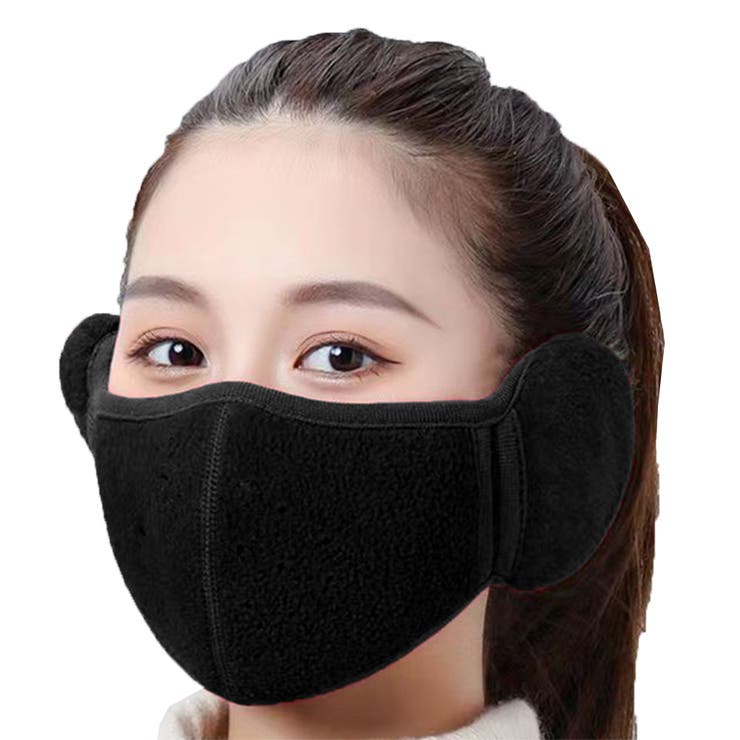 ブラック | マスク 立体 防寒 | REAL STYLE