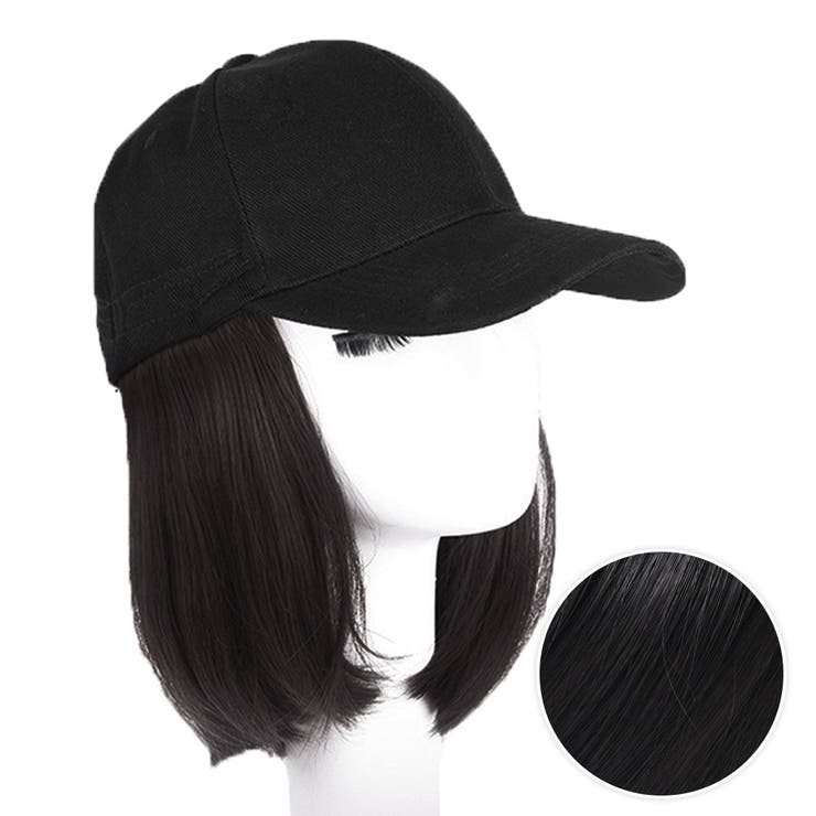 ウィッグ 帽子付き キャップ[品番：JOKW0016445]｜REAL STYLE
