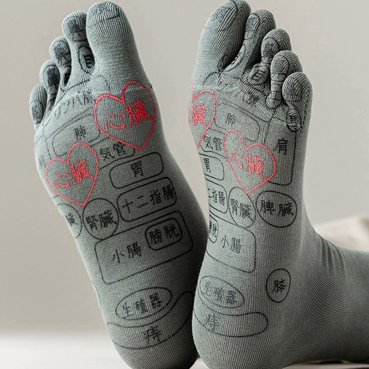 グレー(メンズ) | 靴下 5本指ソックス メンズ | REAL STYLE